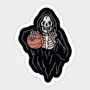 Basketball skull Sticker